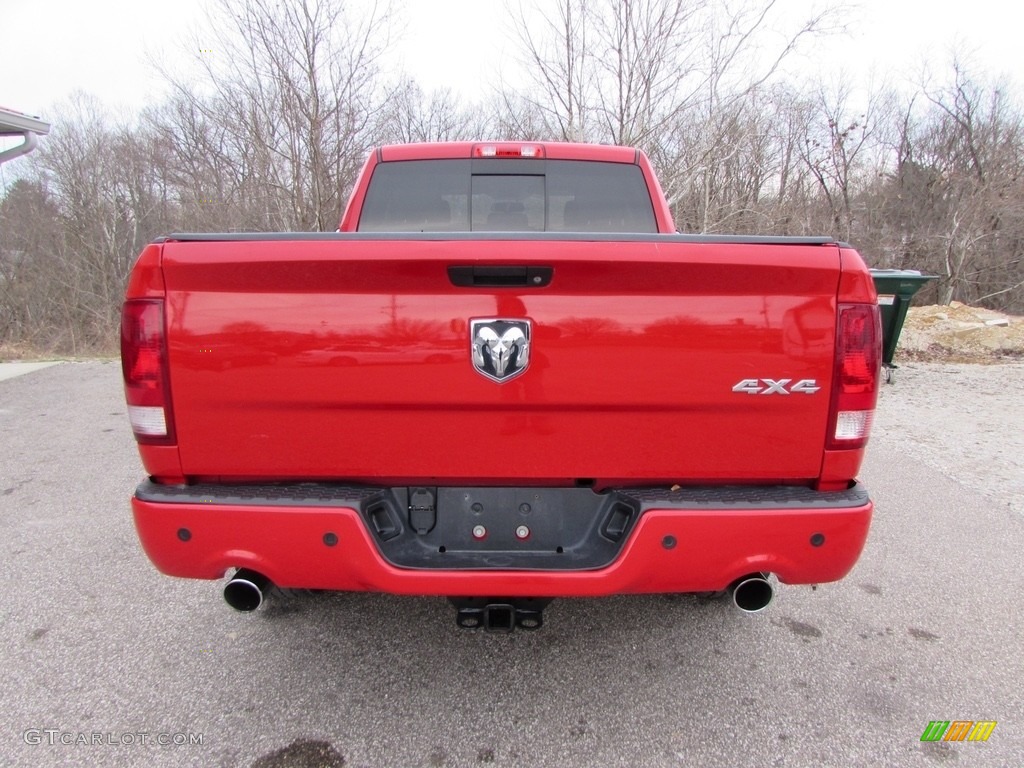 2012 Ram 1500 Sport Quad Cab 4x4 - Flame Red / Dark Slate Gray photo #6