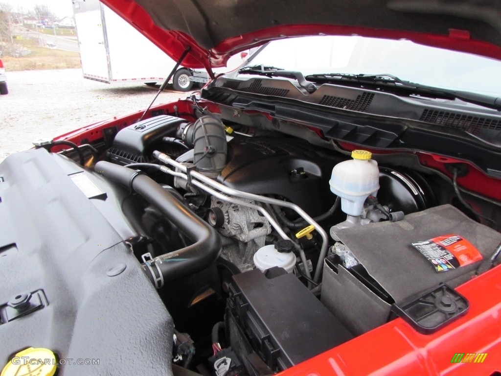 2012 Ram 1500 Sport Quad Cab 4x4 - Flame Red / Dark Slate Gray photo #46