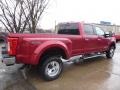 2017 Ruby Red Ford F350 Super Duty Lariat Crew Cab 4x4  photo #2