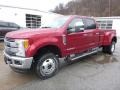 2017 Ruby Red Ford F350 Super Duty Lariat Crew Cab 4x4  photo #6
