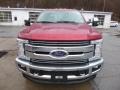 2017 Ruby Red Ford F350 Super Duty Lariat Crew Cab 4x4  photo #7