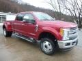 2017 Ruby Red Ford F350 Super Duty Lariat Crew Cab 4x4  photo #8