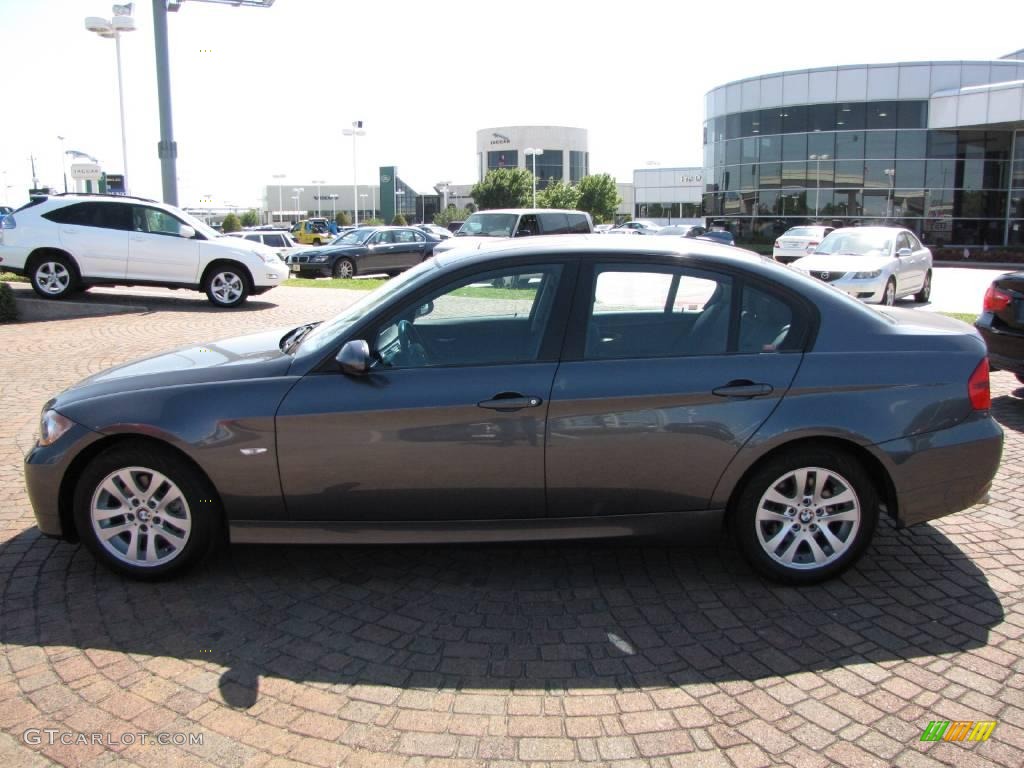 2007 3 Series 328i Sedan - Sparkling Graphite Metallic / Black photo #10