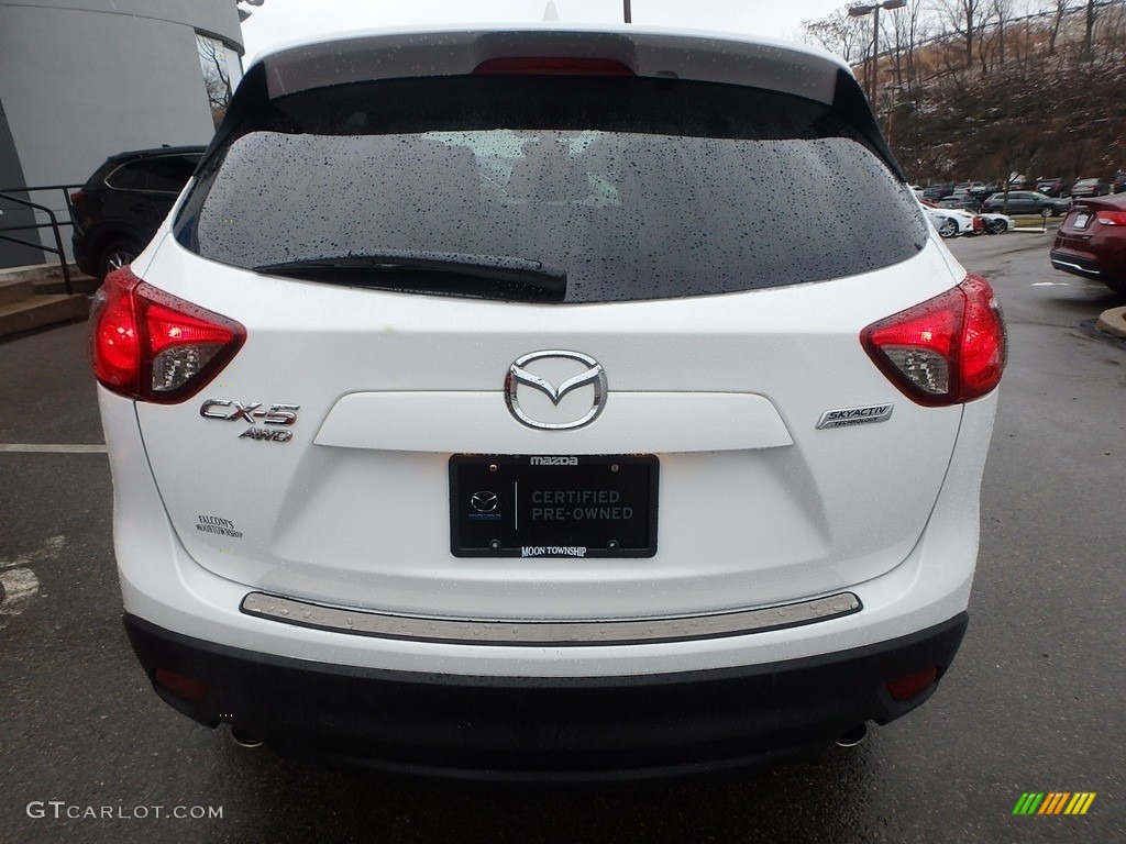 2014 CX-5 Touring AWD - Crystal White Pearl Mica / Black photo #3