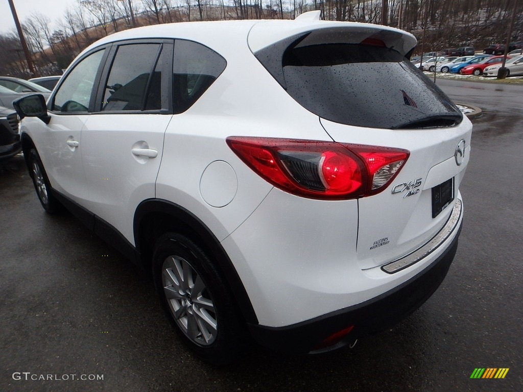 2014 CX-5 Touring AWD - Crystal White Pearl Mica / Black photo #4