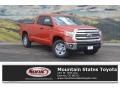 2017 Inferno Orange Toyota Tundra SR5 Double Cab 4x4  photo #1