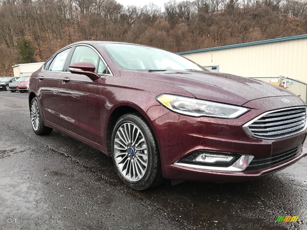 2017 Fusion SE - Burgundy Velvet / Medium Light Stone photo #3