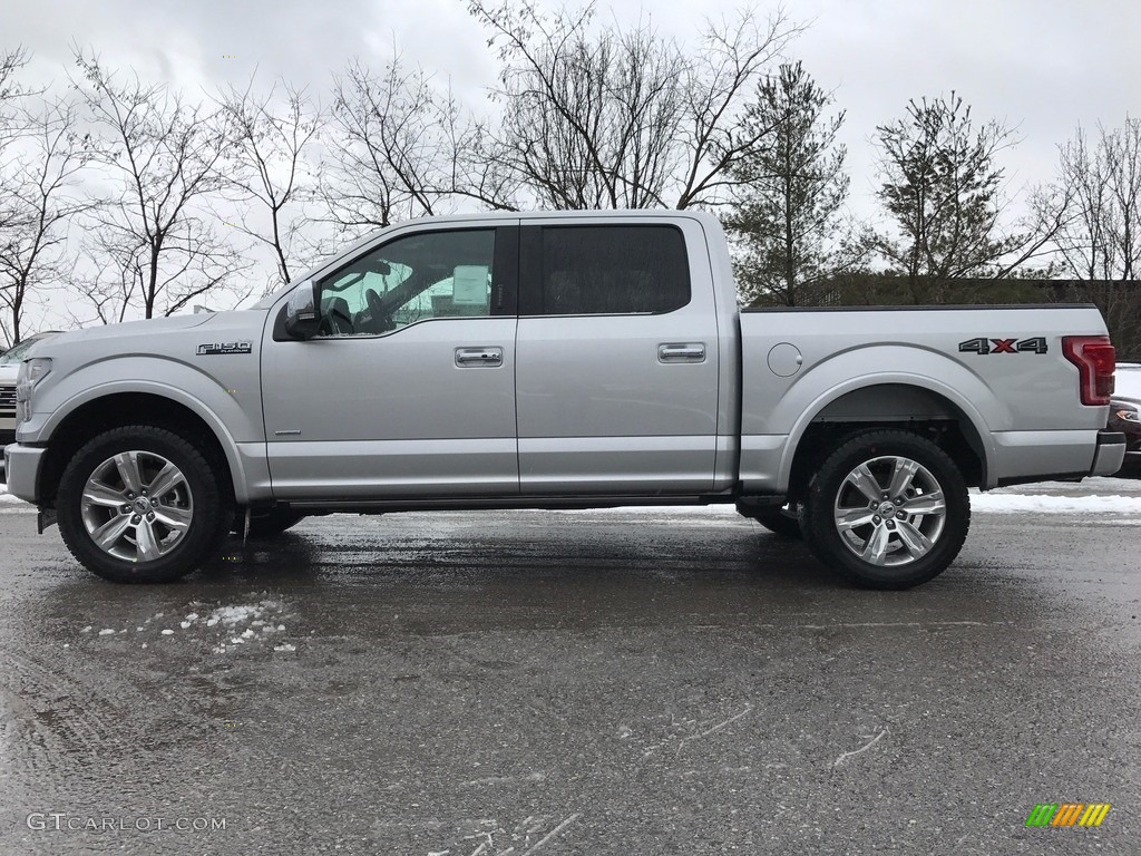 2017 F150 Platinum SuperCrew 4x4 - Ingot Silver / Black photo #1