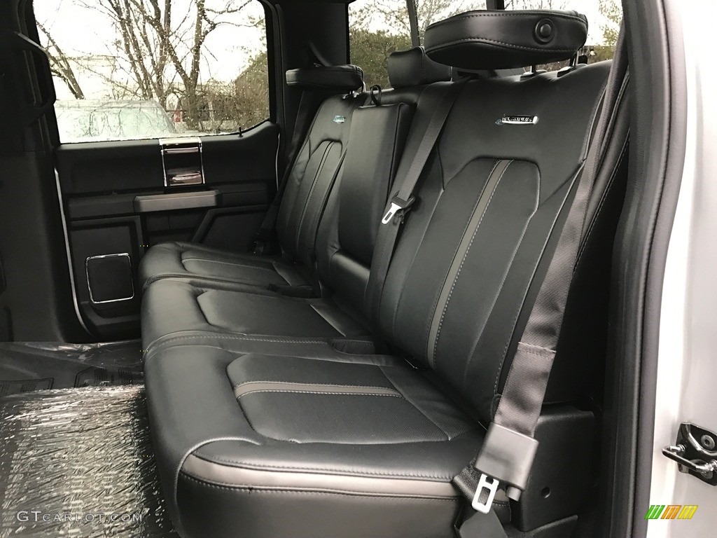 2017 Ford F150 Platinum SuperCrew 4x4 Rear Seat Photo #118433920