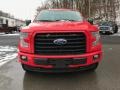 2017 Race Red Ford F150 XLT SuperCab 4x4  photo #2