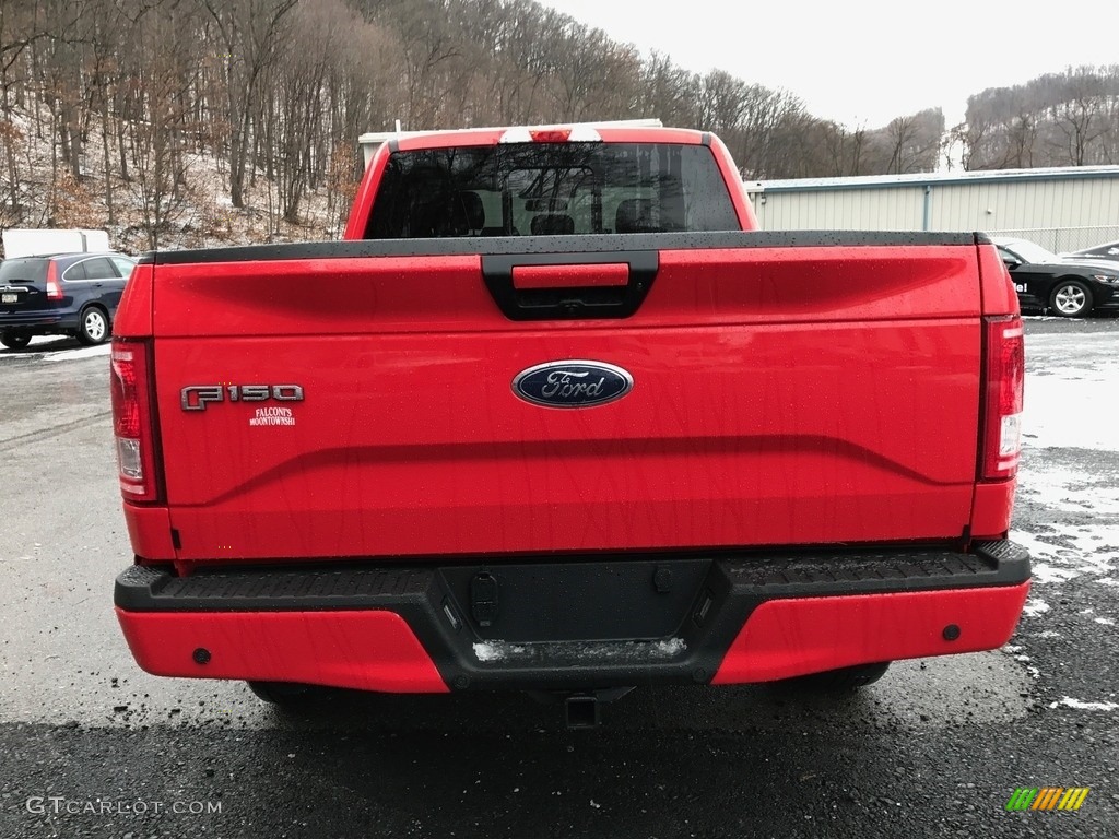 2017 F150 XLT SuperCab 4x4 - Race Red / Black photo #6