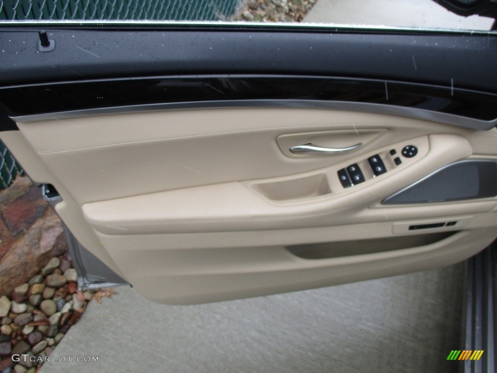 2013 5 Series 535i xDrive Sedan - Cashmere Silver Metallic / Venetian Beige photo #9