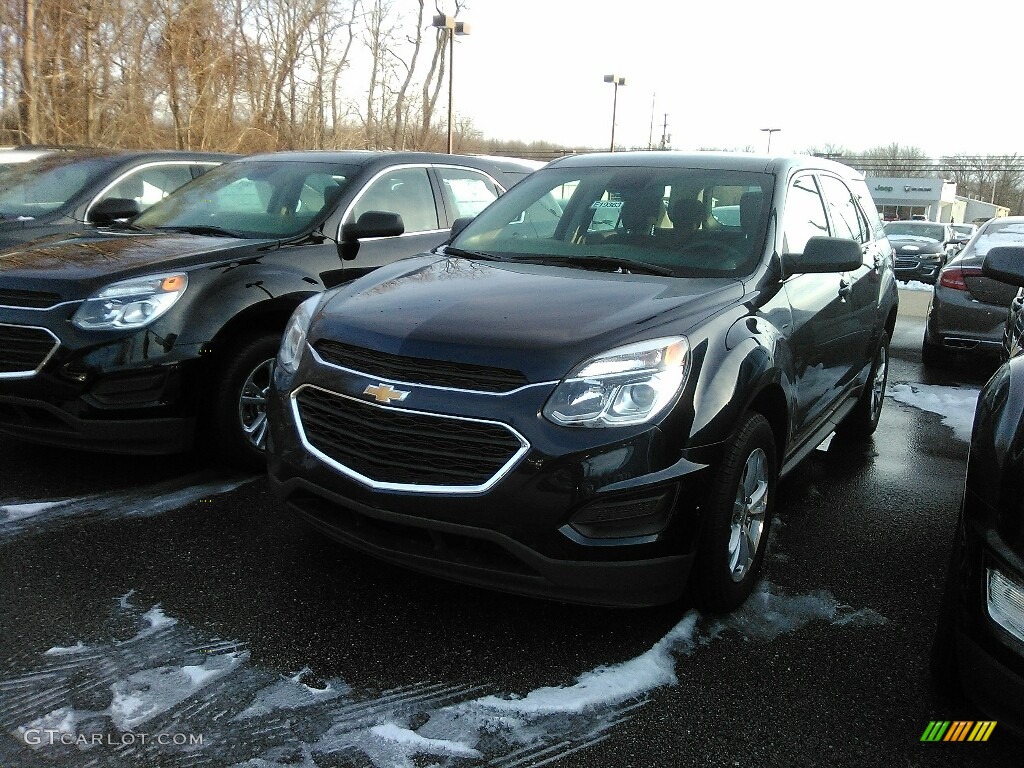 2017 Equinox LS AWD - Blue Velvet Metallic / Jet Black photo #1