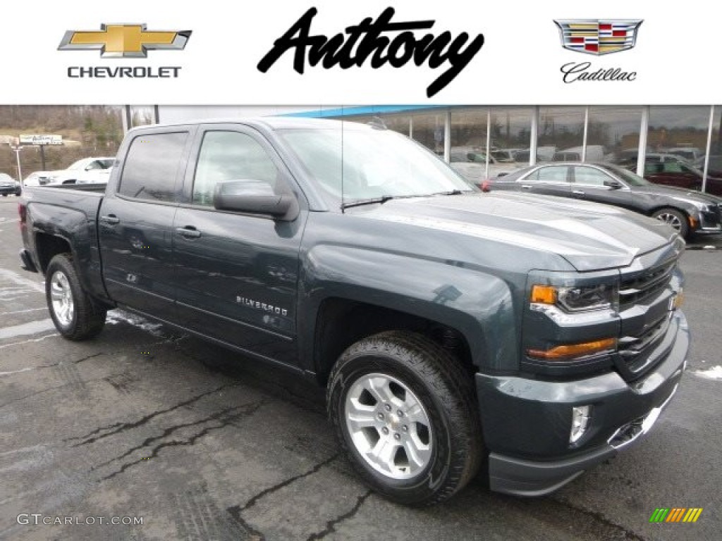 2017 Silverado 1500 LT Crew Cab 4x4 - Graphite Metallic / Jet Black photo #1