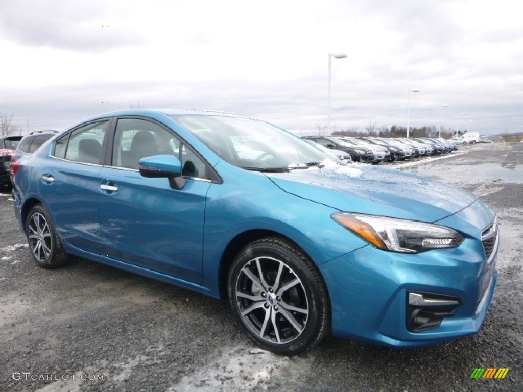 2017 Impreza 2.0i Limited 4-Door - Island Blue Pearl / Black photo #1