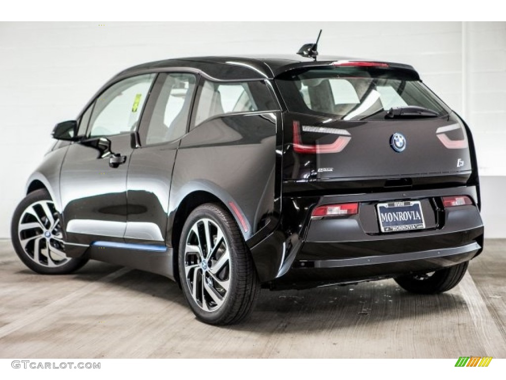 2017 i3 with Range Extender - Fluid Black / Deka Dark Cloth w/Blue Highlights photo #3