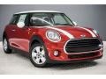 Blazing Red Metallic 2017 Mini Hardtop Cooper 2 Door Exterior