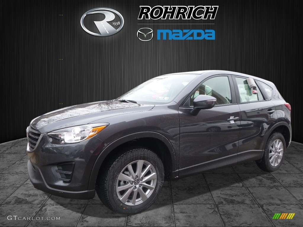2016 CX-5 Sport AWD - Meteor Gray Mica / Black photo #4