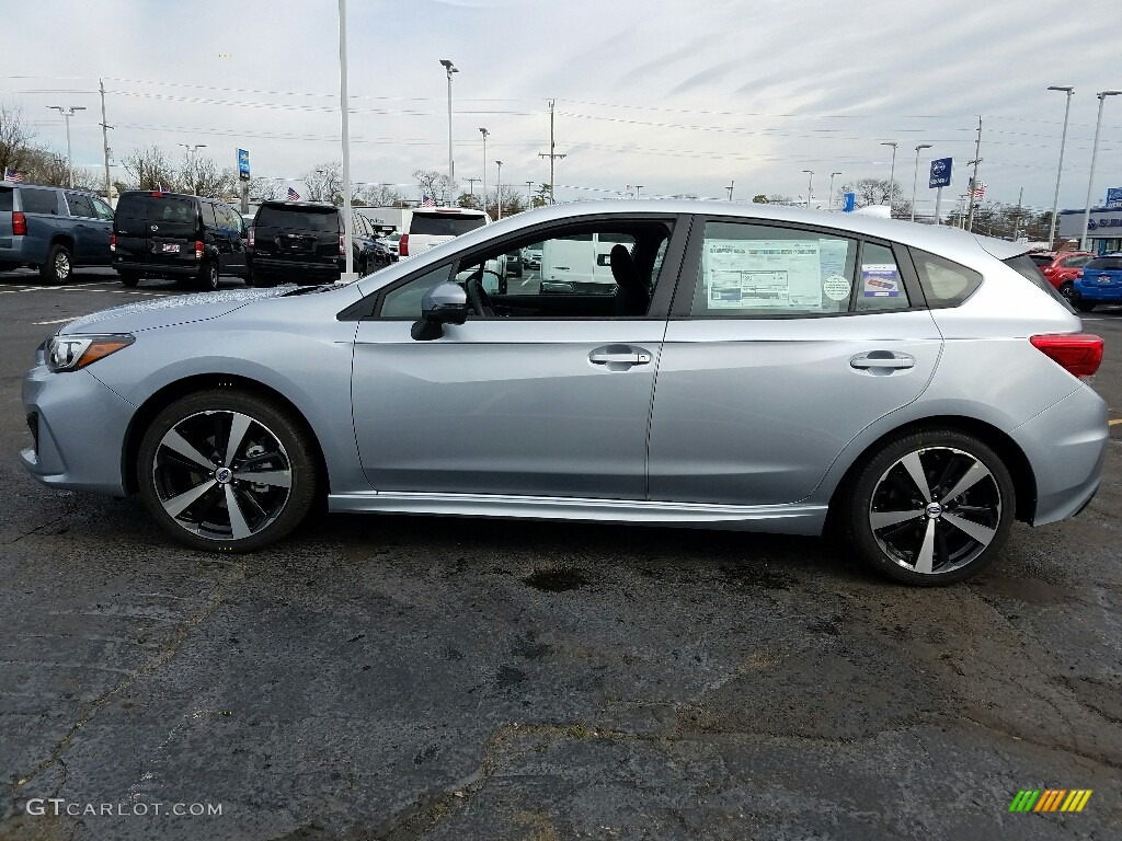 2017 Impreza 2.0i Sport 5-Door - Ice Silver Metallic / Black photo #3