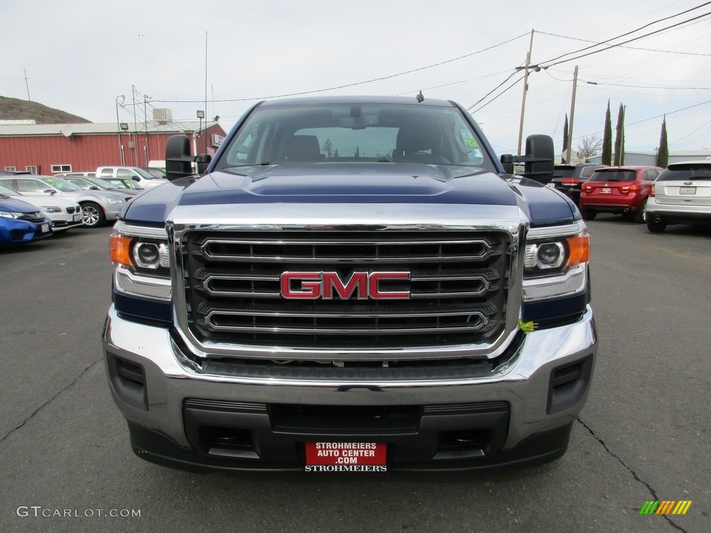 2015 Sierra 2500HD SLE Crew Cab 4x4 - Cobalt Blue Metallic / Jet Black photo #2
