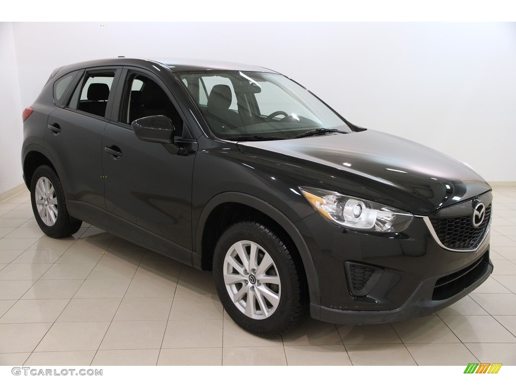 2014 CX-5 Sport - Jet Black Mica / Black photo #1