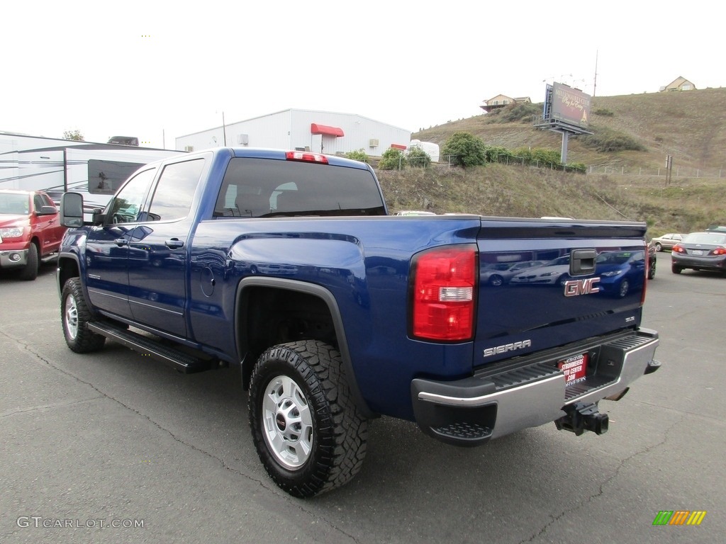 2015 Sierra 2500HD SLE Crew Cab 4x4 - Cobalt Blue Metallic / Jet Black photo #5