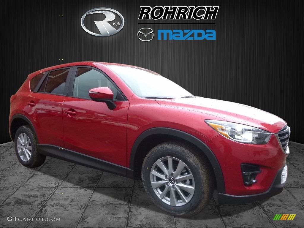 2016 CX-5 Touring AWD - Soul Red Metallic / Black photo #1