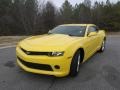 Bright Yellow 2014 Chevrolet Camaro LS Coupe Exterior