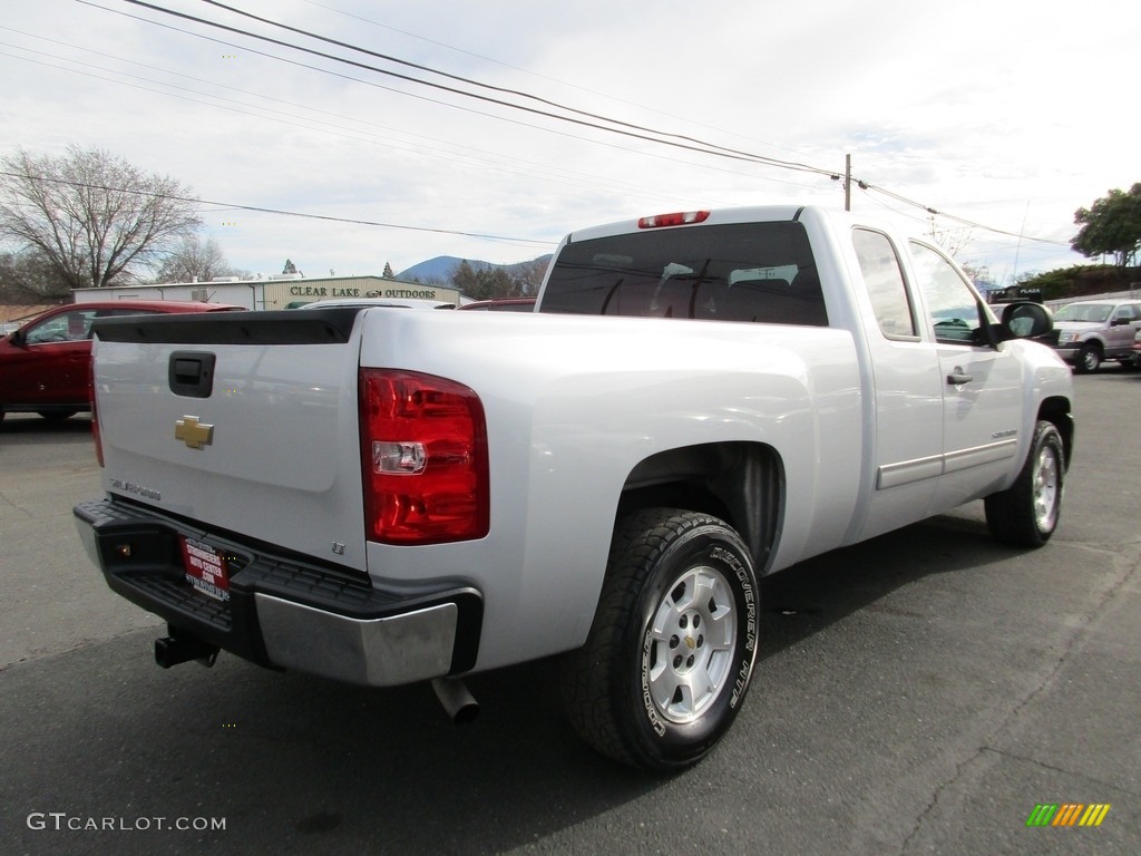 2013 Silverado 1500 LT Extended Cab - Silver Ice Metallic / Ebony photo #7