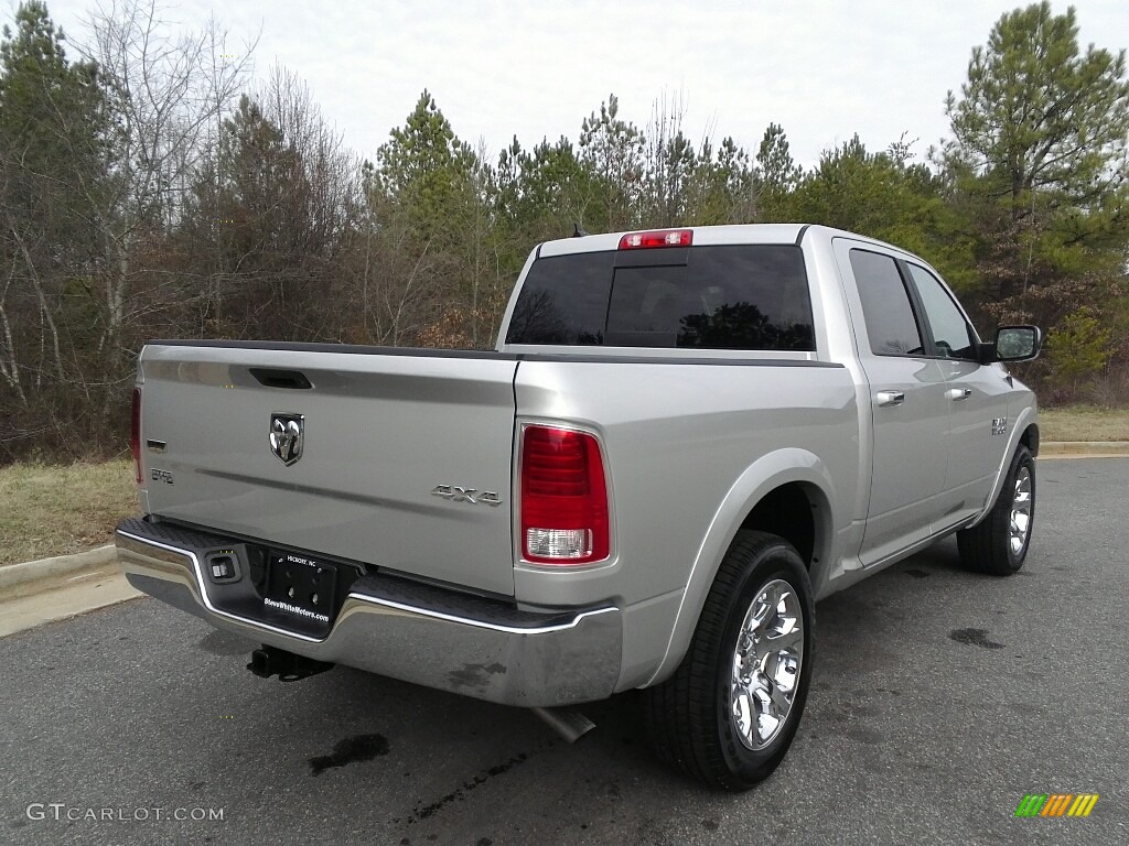 2017 1500 Laramie Crew Cab 4x4 - Bright Silver Metallic / Black photo #6