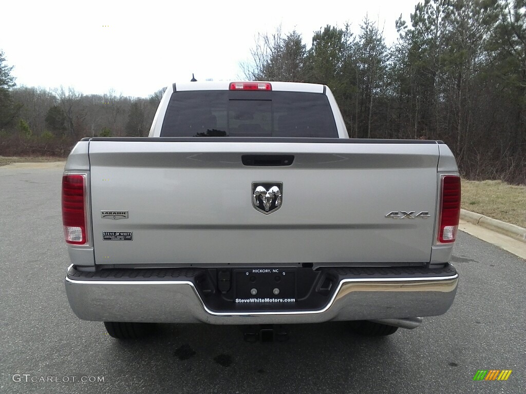 2017 1500 Laramie Crew Cab 4x4 - Bright Silver Metallic / Black photo #7