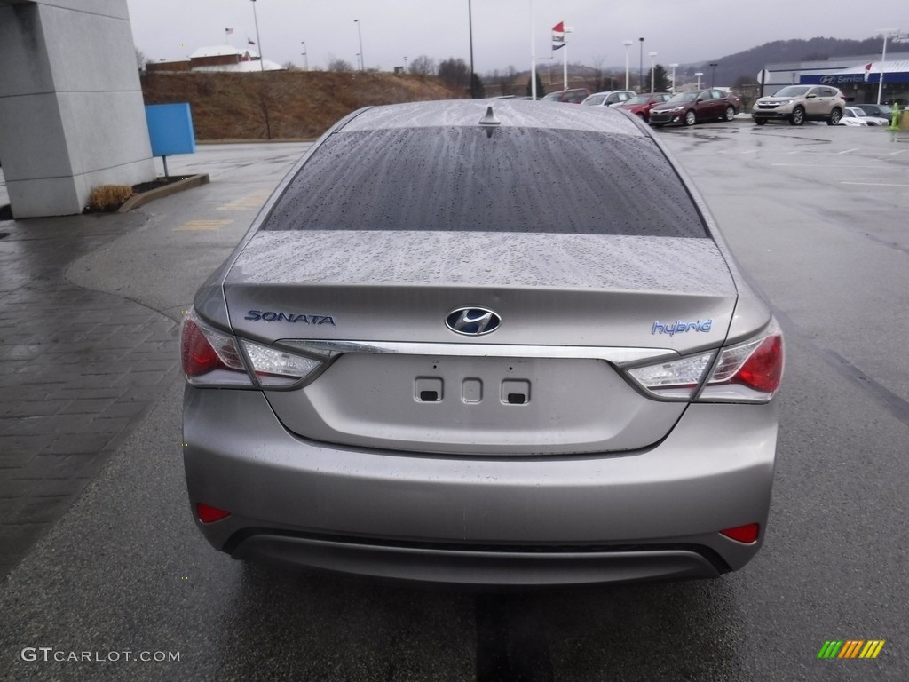 2013 Sonata Hybrid Limited - Hyper Silver Metallic / Gray photo #8