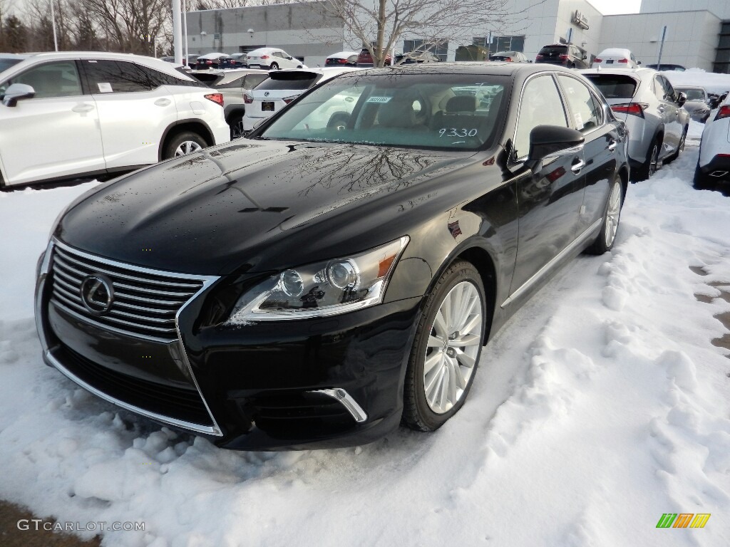 2017 LS 460 AWD - Obsidian / Light Gray photo #1
