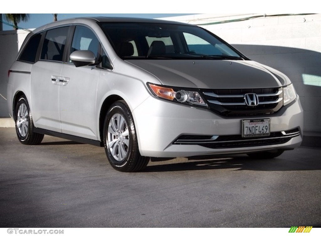 2015 Odyssey EX-L - Alabaster Silver Metallic / Gray photo #1