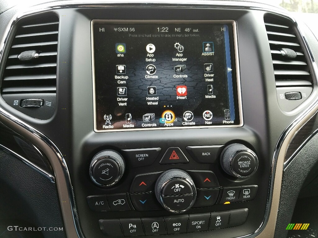 2017 Grand Cherokee Overland 4x4 - Luxury Brown Pearl / Black photo #10