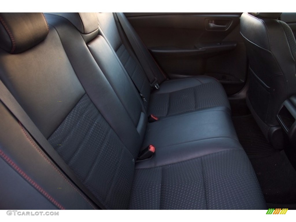 2015 Camry SE - Ruby Flare Pearl / Black photo #14