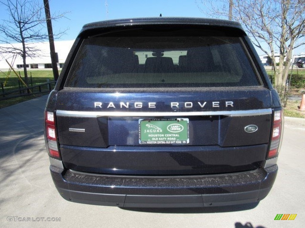 2017 Range Rover Supercharged - Loire Blue Metallic / Espresso/Almond photo #8