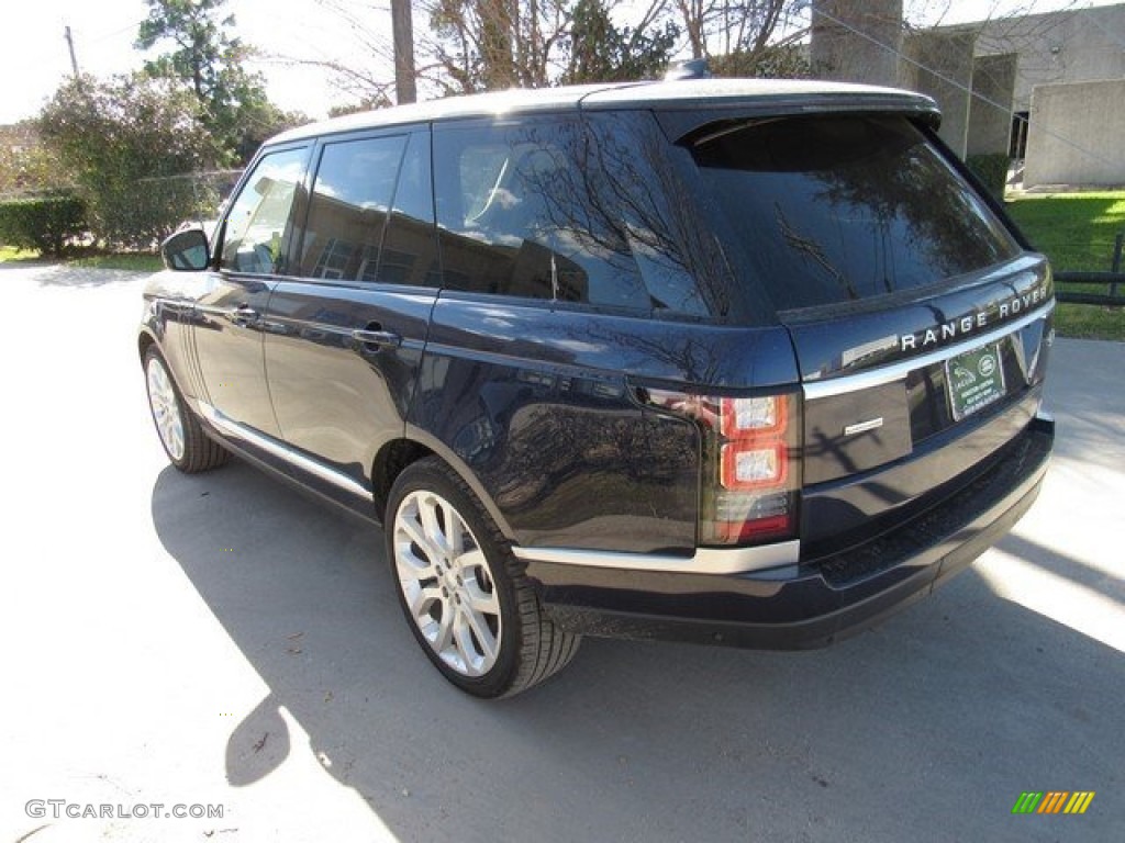 2017 Range Rover Supercharged - Loire Blue Metallic / Espresso/Almond photo #9