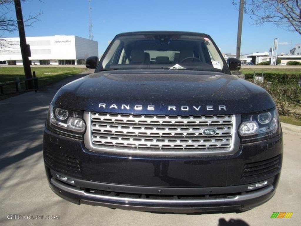 2017 Range Rover Supercharged - Loire Blue Metallic / Espresso/Almond photo #12