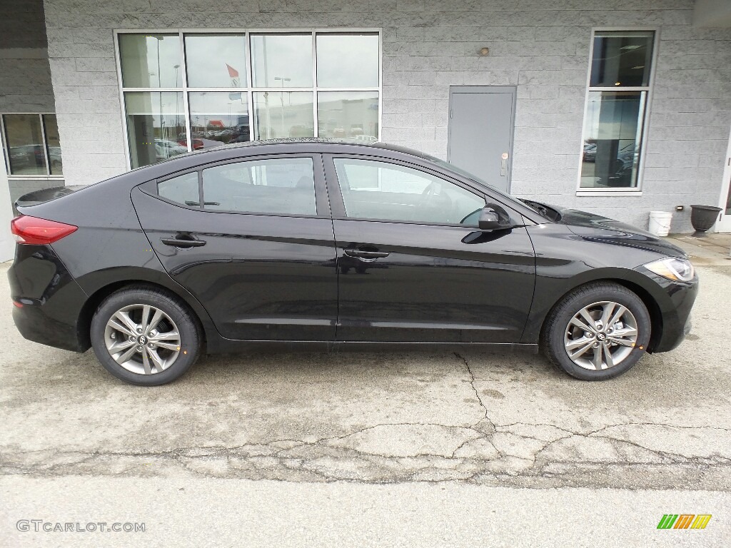 2017 Elantra Value Edition - Black / Black photo #2