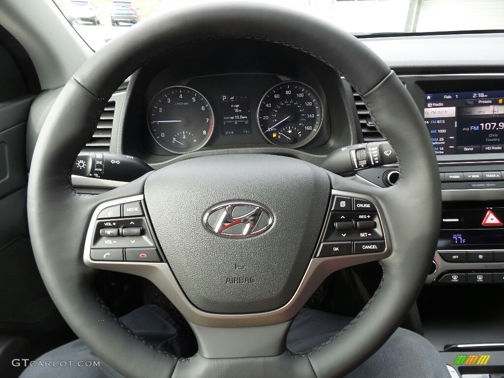 2017 Elantra Value Edition - Black / Black photo #18