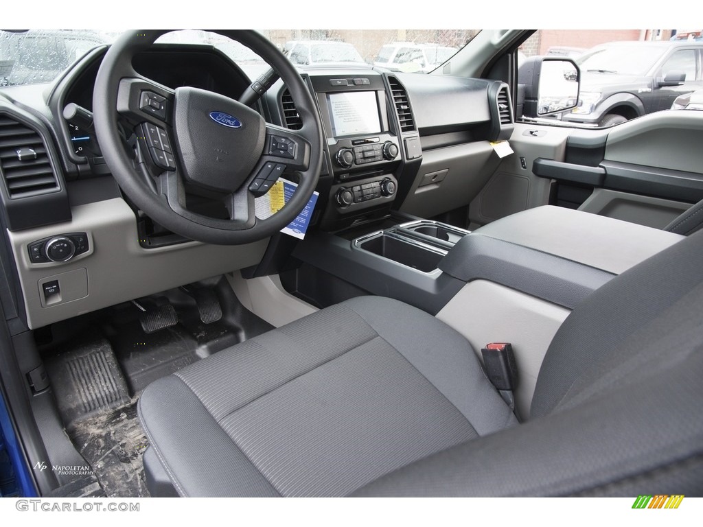 2017 F150 XL SuperCab 4x4 - Lightning Blue / Earth Gray photo #6