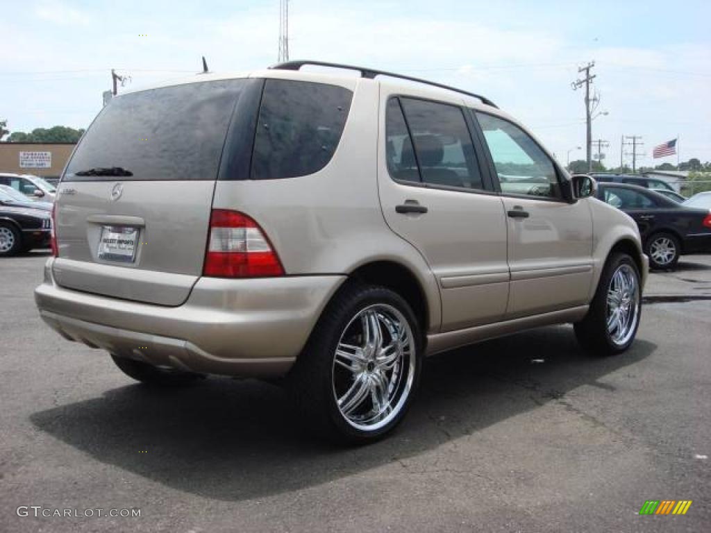 2003 ML 320 4Matic - Desert Silver Metallic / Java photo #6