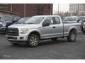 2017 Ingot Silver Ford F150 XL SuperCab 4x4  photo #1