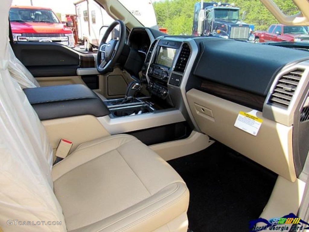 2017 F150 Lariat SuperCrew 4X4 - White Gold / Light Camel photo #33