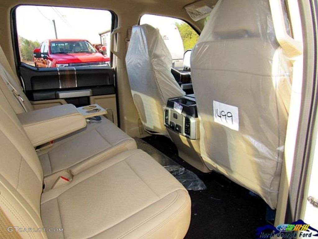 2017 F150 Lariat SuperCrew 4X4 - White Gold / Light Camel photo #35