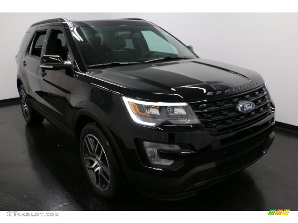 2017 Explorer Sport 4WD - Shadow Black / Ebony Black photo #12