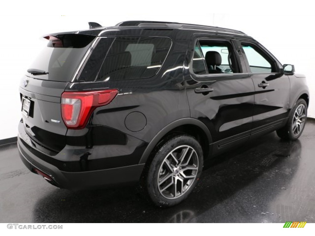 2017 Explorer Sport 4WD - Shadow Black / Ebony Black photo #13