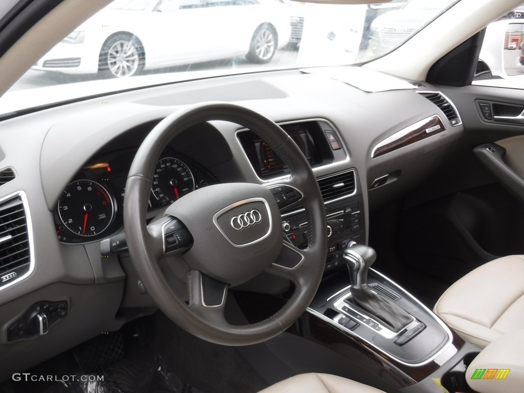 2016 Q5 2.0 TFSI Premium quattro - Glacier White Metallic / Pistachio Beige photo #16