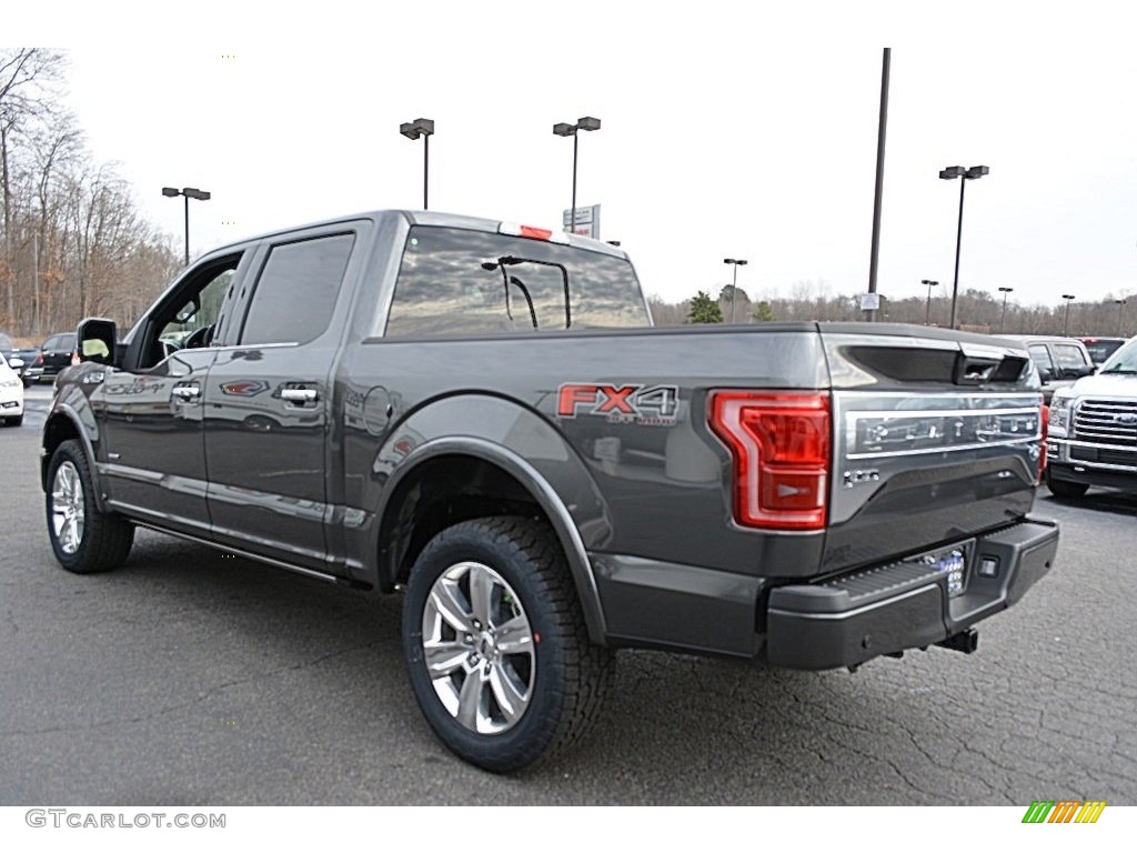 2017 F150 Platinum SuperCrew 4x4 - Magnetic / Black photo #31